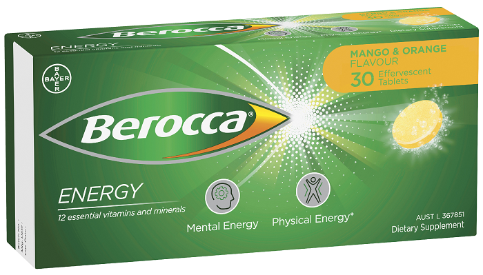 Berocca Energy Effervescent Tablets