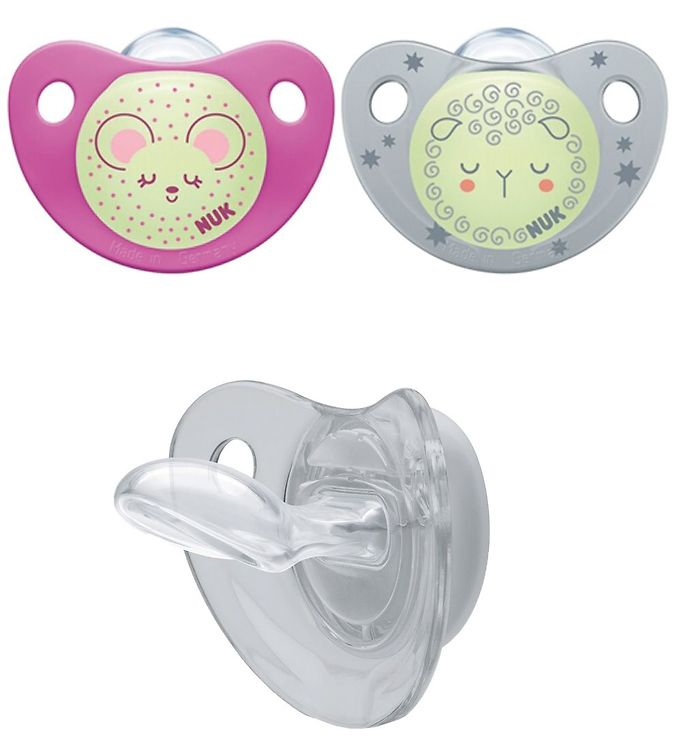 NUK Trendline Silicone Soother Night and Day 2 Pack