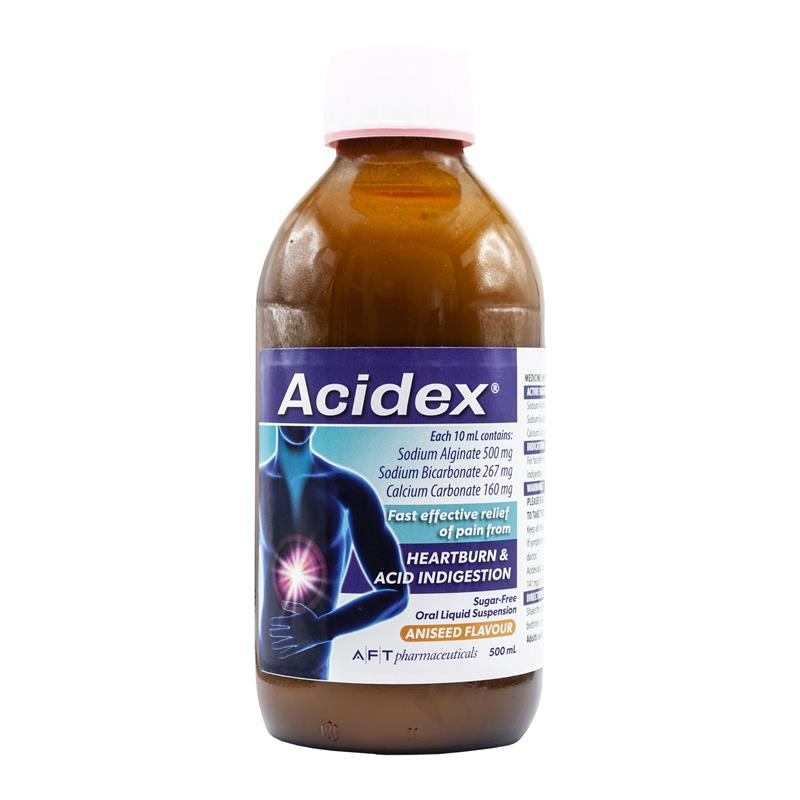 Acidex Heartburn & Indigestion Liquid 500ml