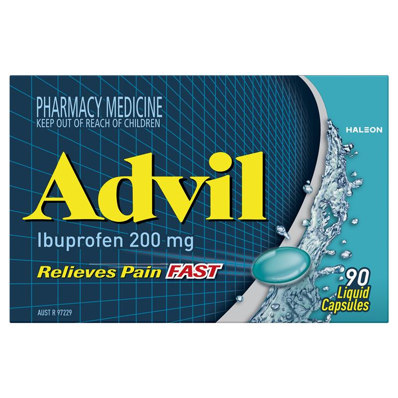 Advil Mini Liquid Capsules 90 Pack