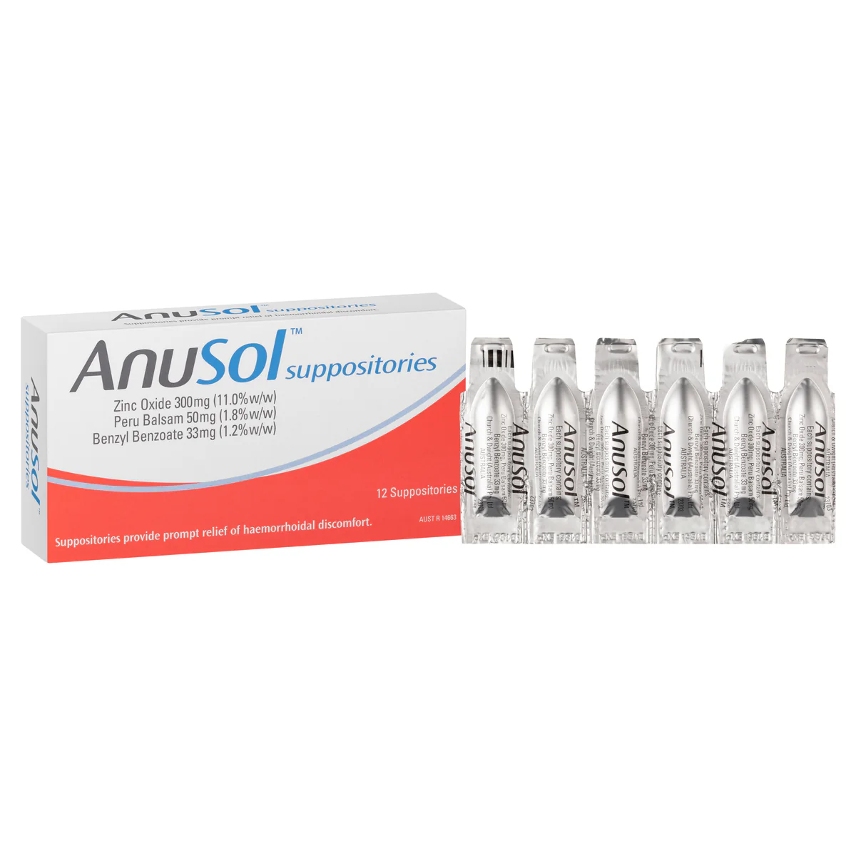 Anusol Suppositories 12 Pack