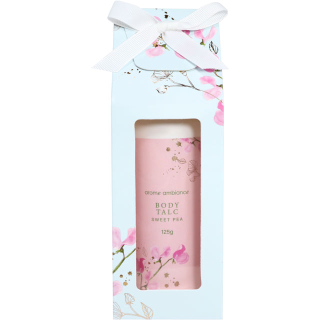 Arome Ambiance Body Talc - Sweet Pea 125g