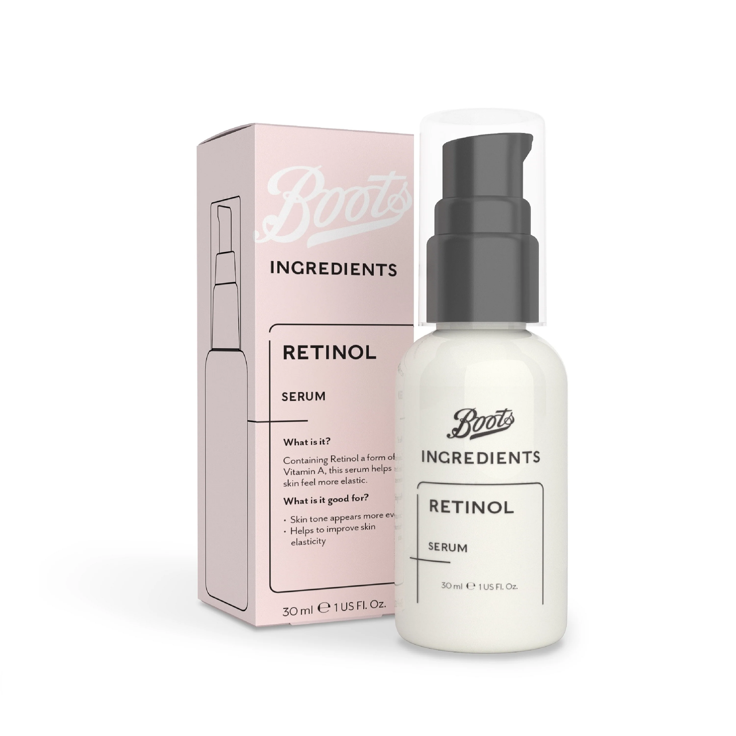 Boots Ingredients Retinol Serum 30ml