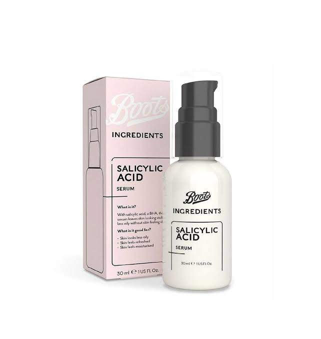 Boots Ingredients Salicylic Acid Serum 30ml