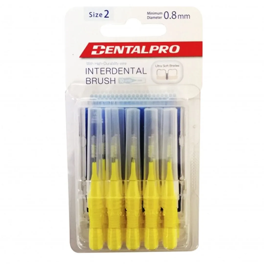 Dentalpro Interdental Brushes 10 Pack