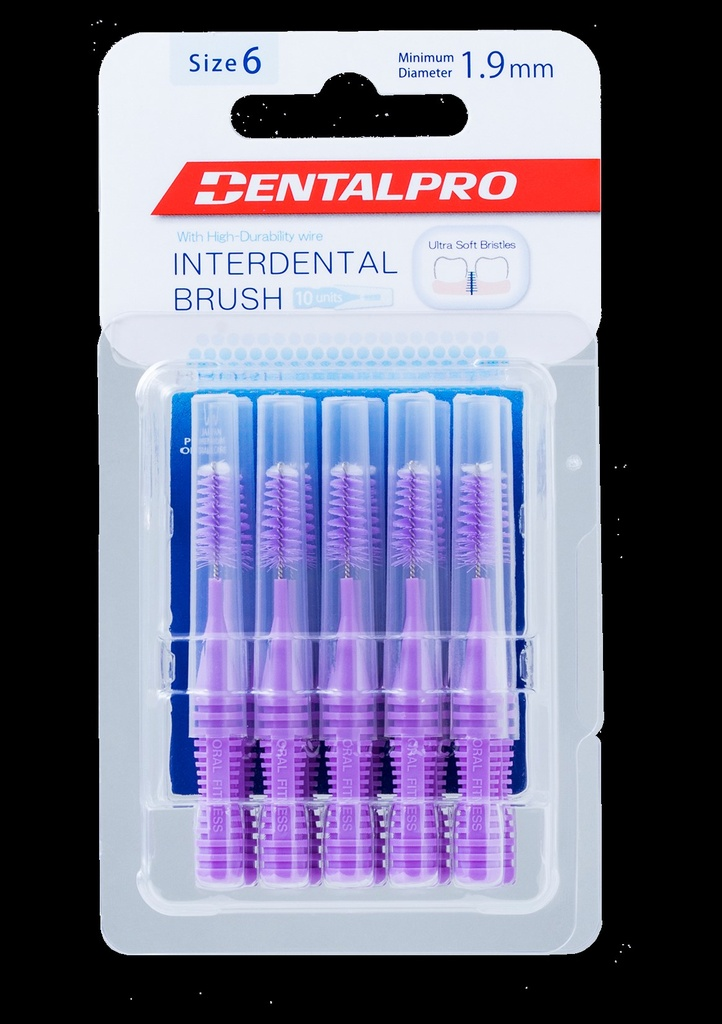 Dentalpro Interdental Brushes 10 Pack