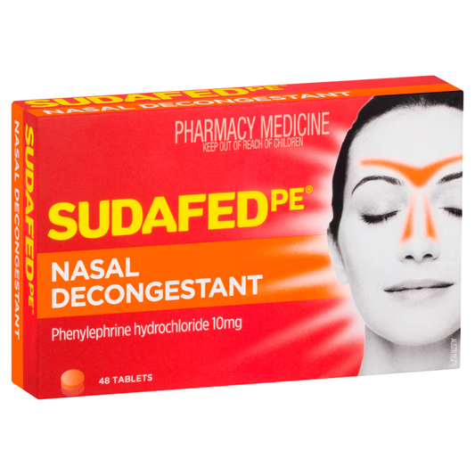Sudafed PE Nasal Decongestant Tablets