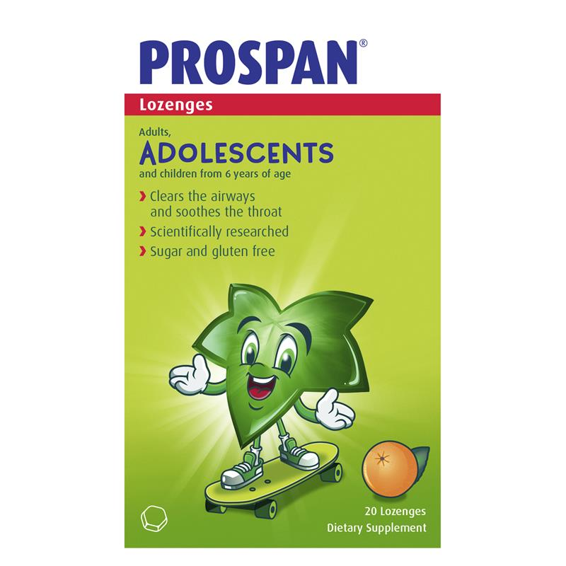 Prospan Adolescent Lozenges 20 Pack