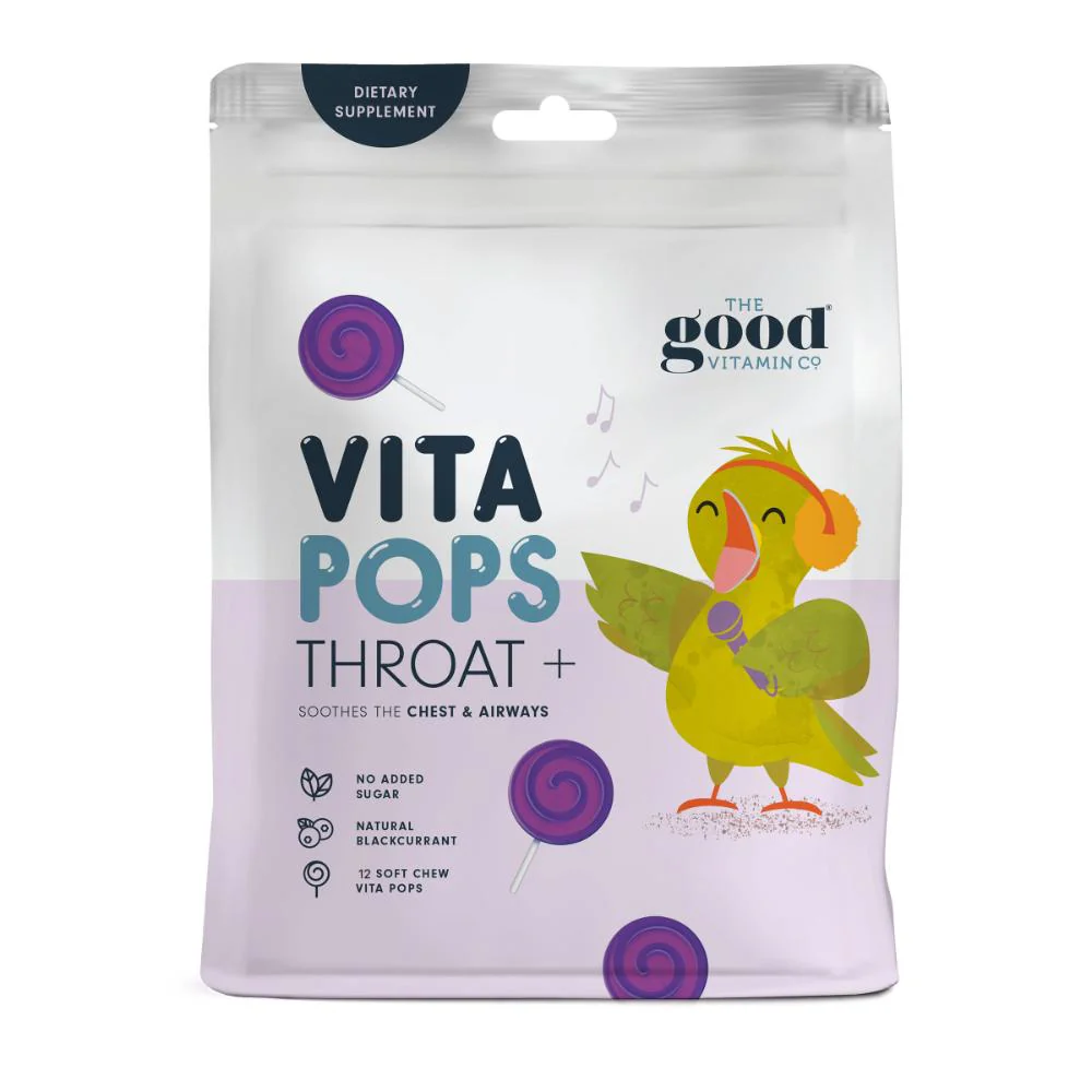 The Good Vitamin Co. Vita Pops Throat+ 12 Pack