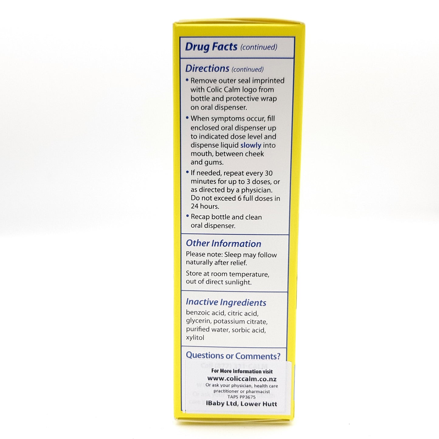Colic Calm Homeopatjic Gripewater 60ml