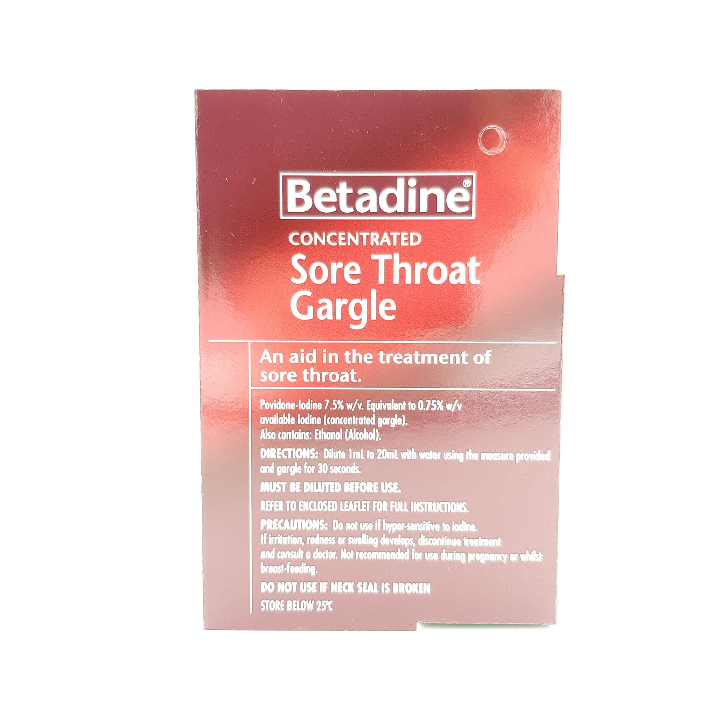 Betadine Concentrated Sore Throat Gargle 15ml
