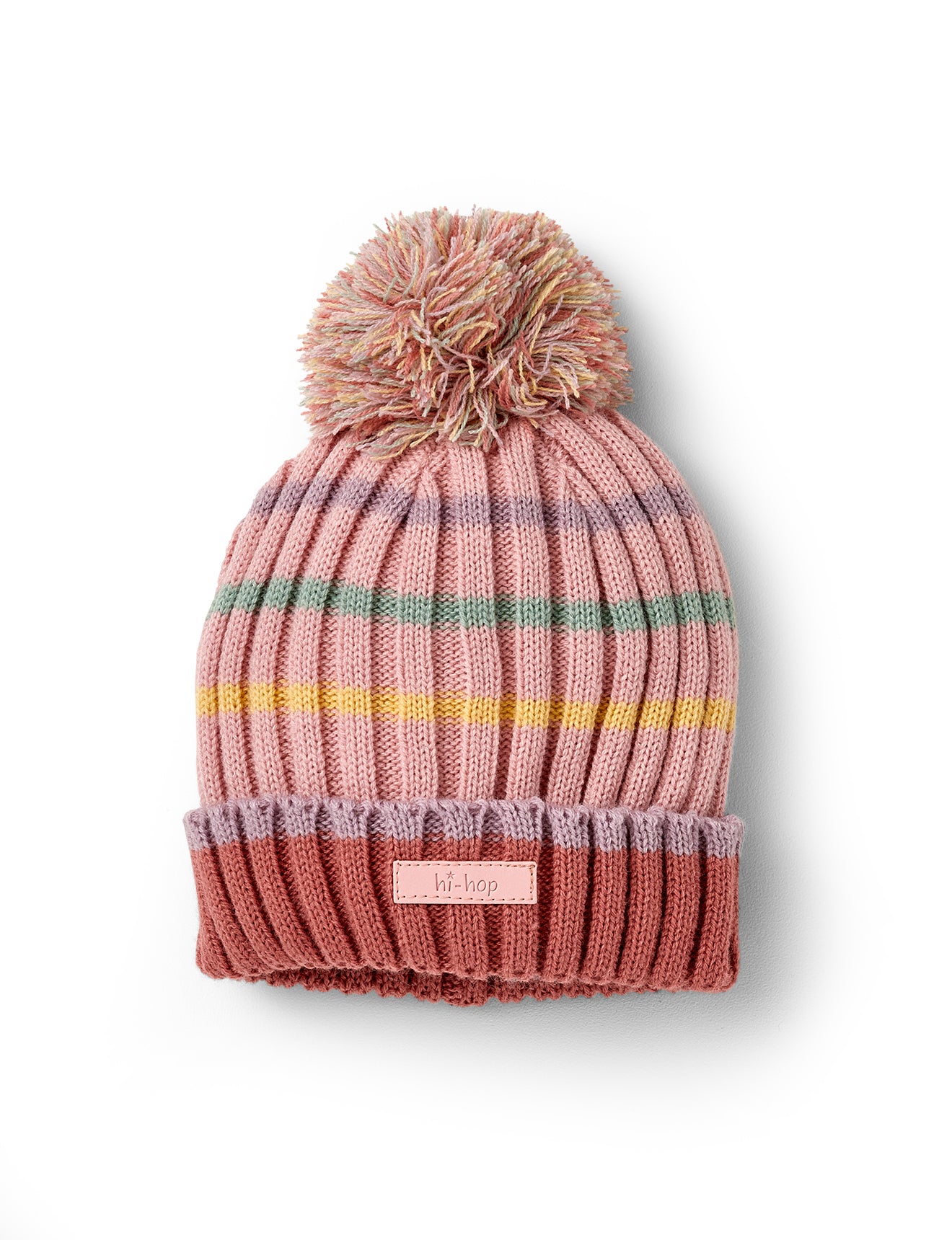 HIHOP Winter 2021-Rib Beanie Vintage Pink 6-12m