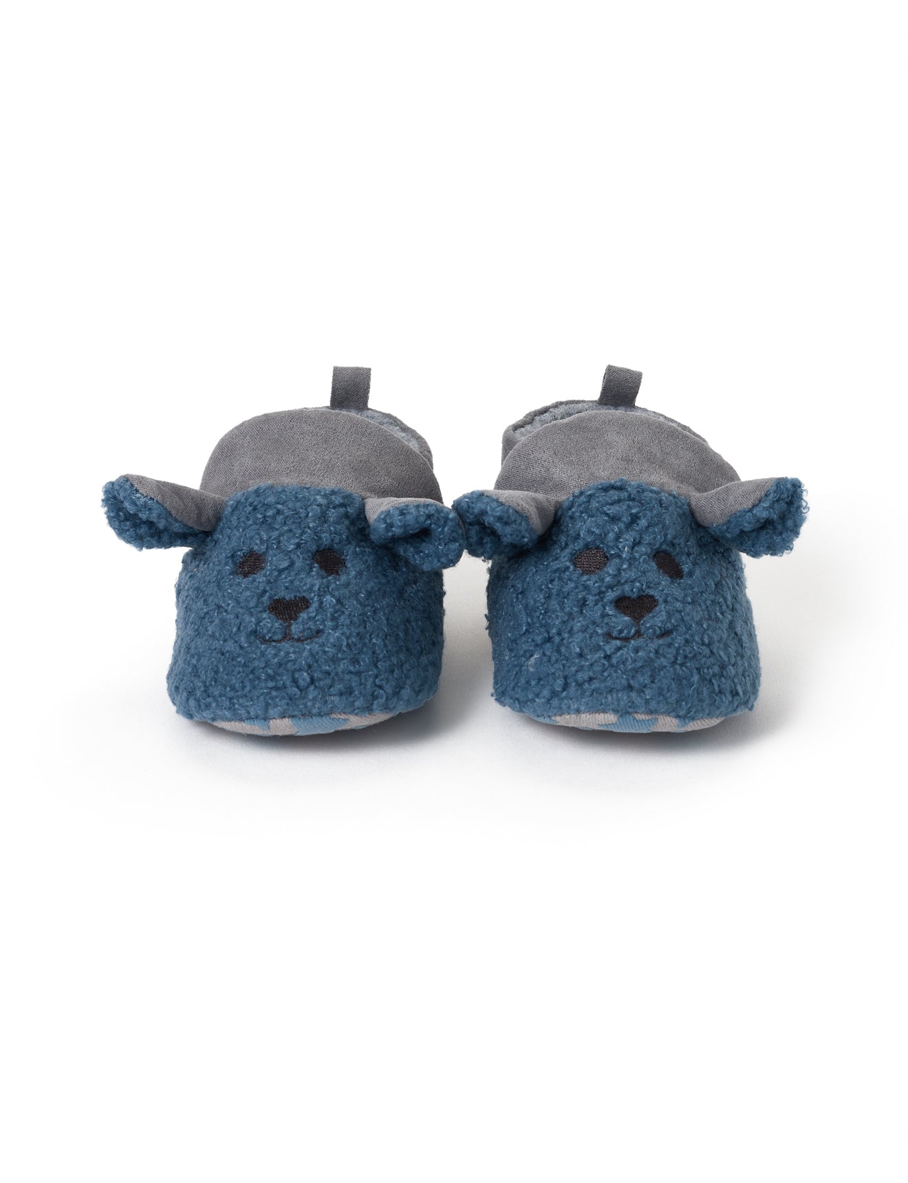 HIHOP Winter 2021-Little Sherpa Slippers Blue Grey 6-12m