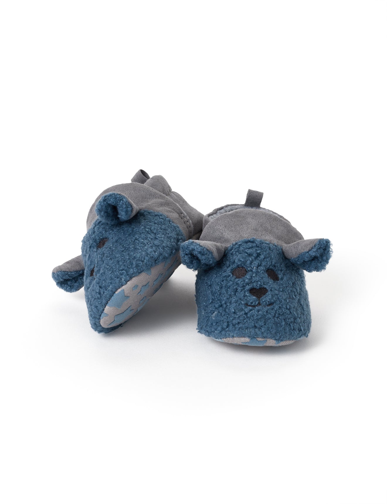 HIHOP Winter 2021-Little Sherpa Slippers Blue Grey 6-12m