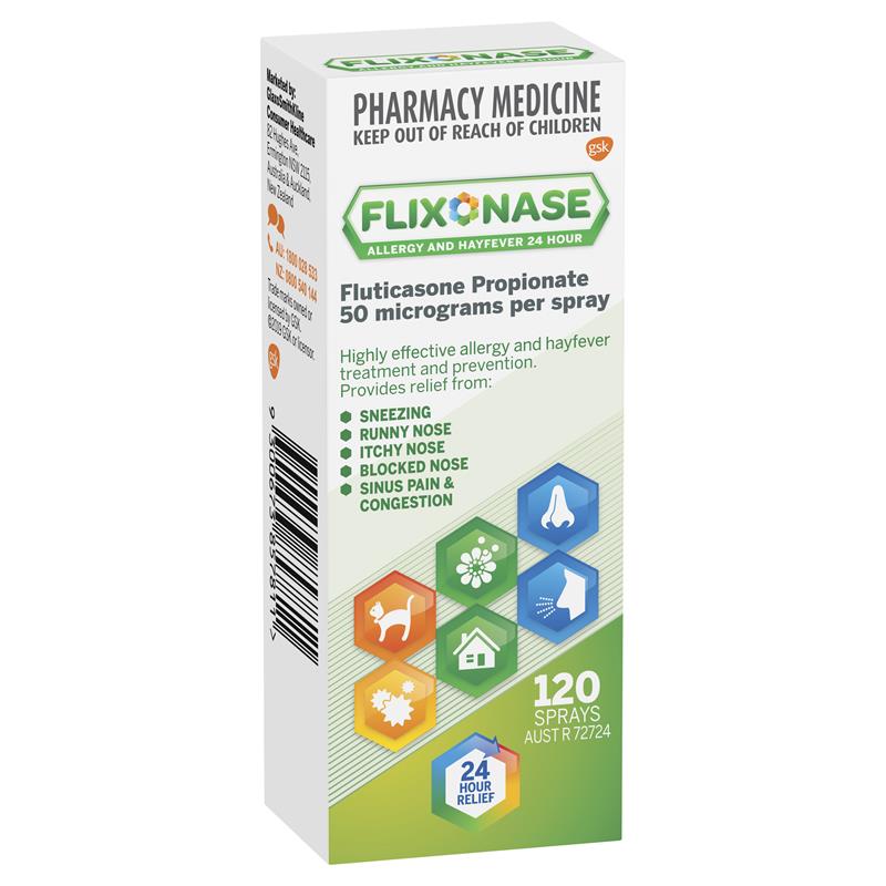 Flixonase Allergy 24 Hour Nasal Spray 120 Doses