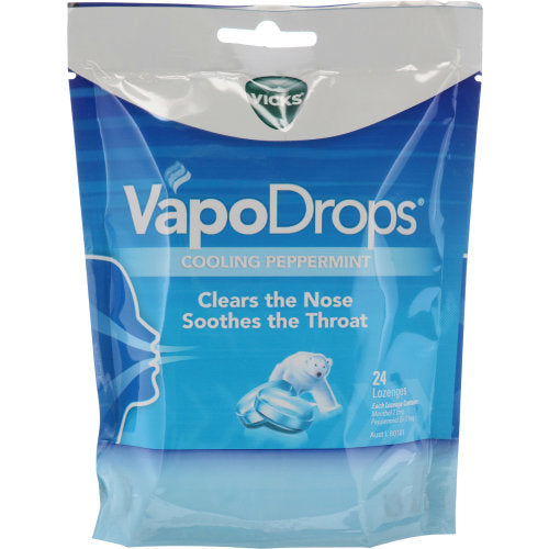 VICKS Vapodrops Peppermint 24