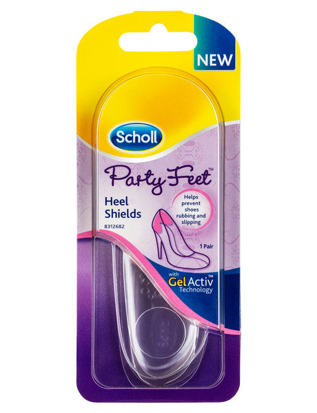 Scholl Party Feet Invisible Gel Heel Shields