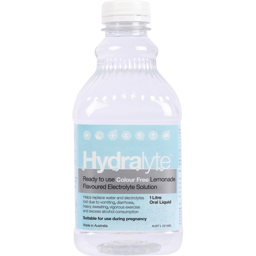 Hydralyte RTU Electrolyte Solution Lemonade 1 Litre