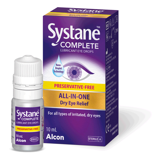 Systane COMPLETE PRESERVATIVE-FREE Lubricant Eye Drops 10ml