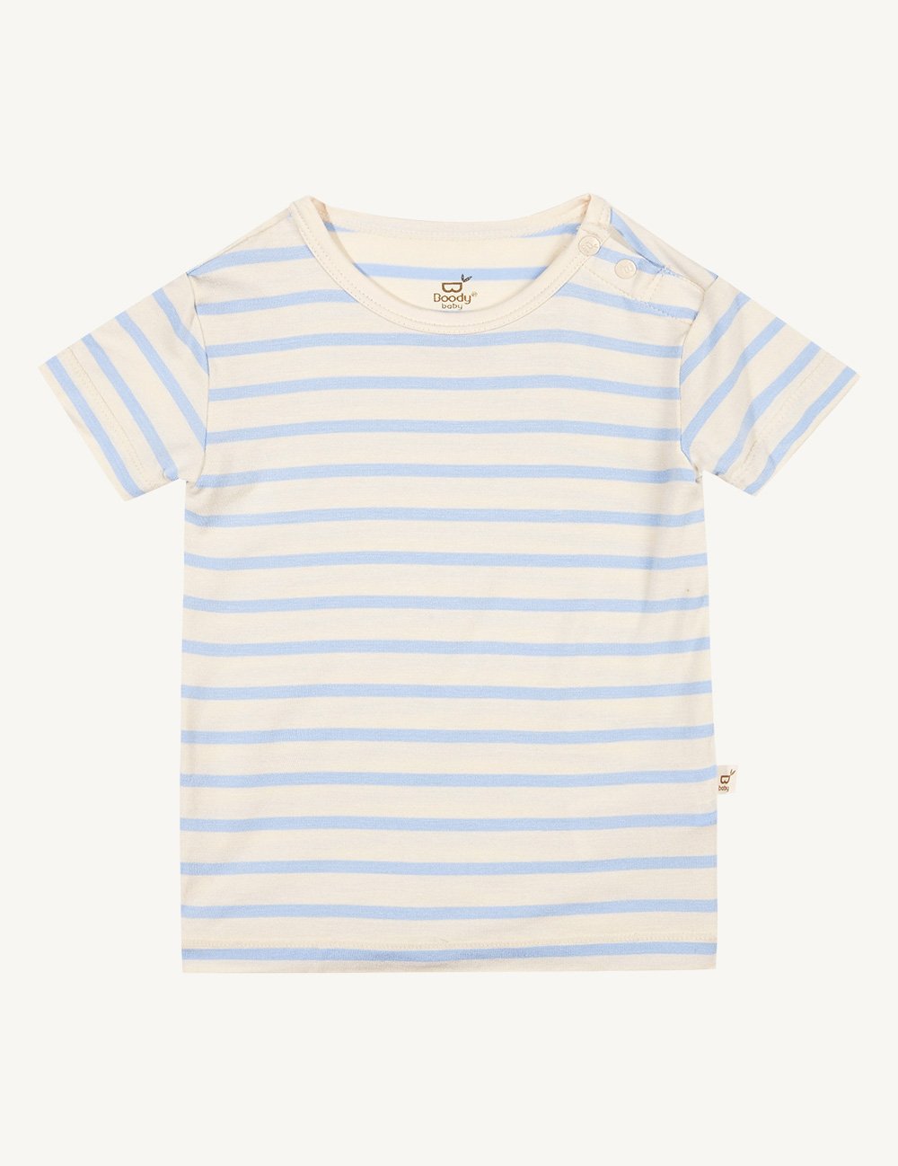 Boody T-Shirt Blue Strip 3-6months