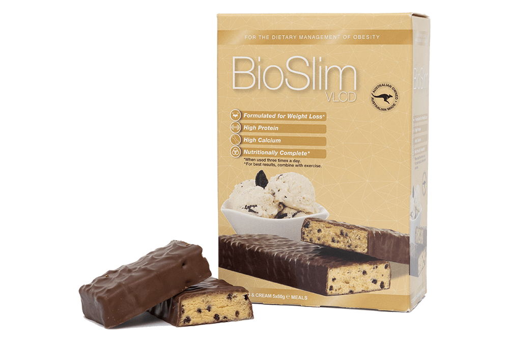 BioSlim VLCD Bar Cookies & Cream 5x60g