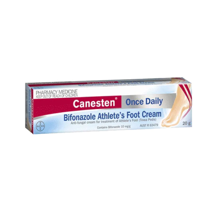 Canesten Once Daily Bifonazole Athlete?€?s Foot Cream 20g