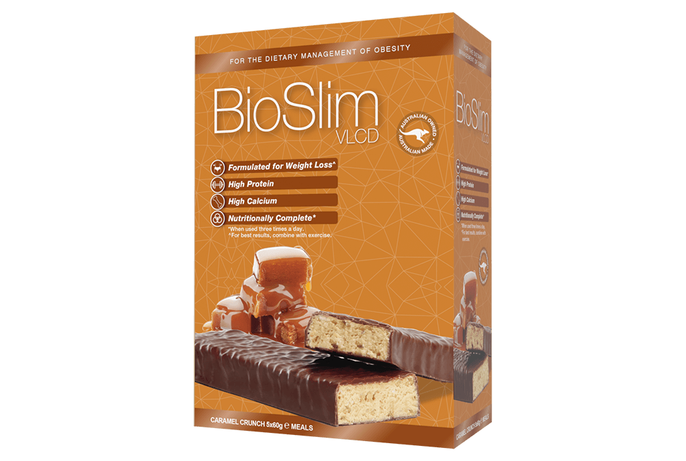 BioSlim VLCD Bar Caramel Crunch 5x60g