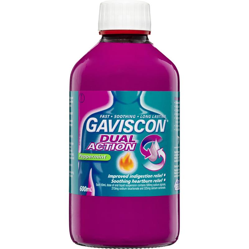 Gaviscon Dual Action Peppermint Liquid 300ml
