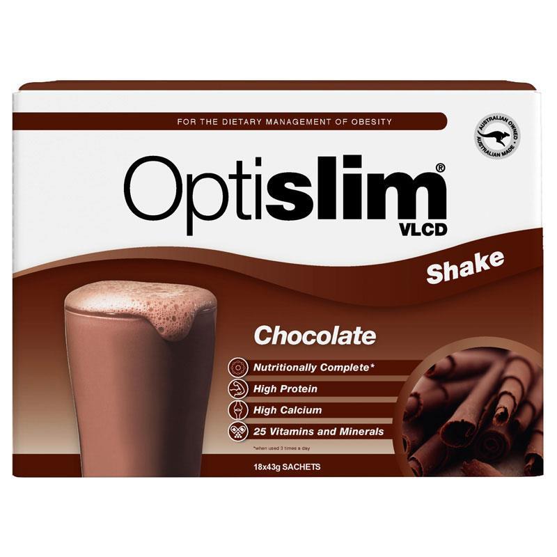 Optislim VLCD Meal Replacement Shake Chocolate (21x43g)