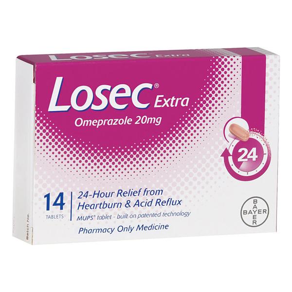 LOSEC Extra 20mg 14 Tabs