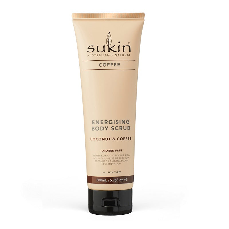 Sukin Energizing Body Scrub Coffee & Coconut 200ml