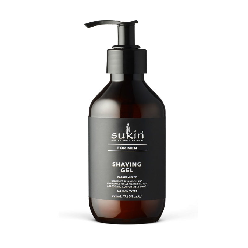 Sukin Men's Shaving Gel 225ml
