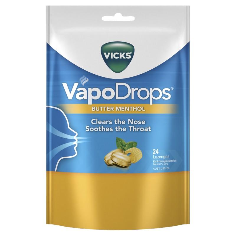 VICKS Vapodrops Butter Menthol 24