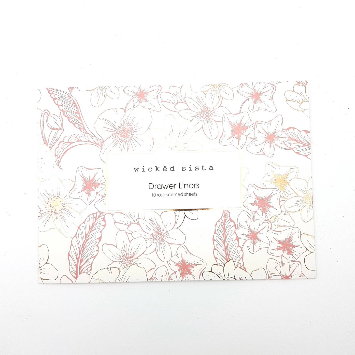 W/SIS Rose Scented Drawer Liners 10pk