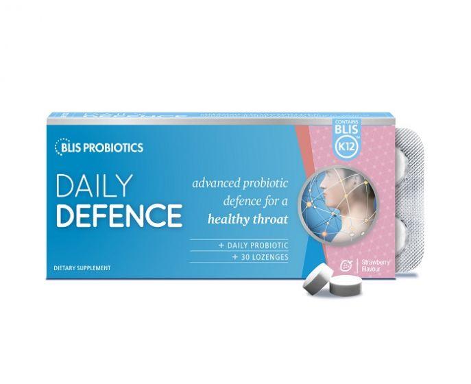 BLIS Daily Defence Lozenges Strawberry 30s