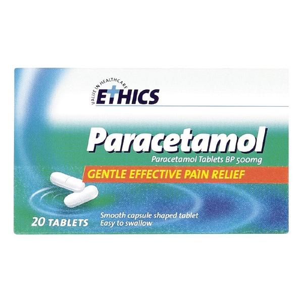 ETHICS Paracetamol 500mg 20 CS tab