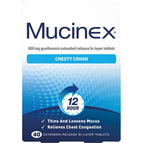 Mucinex Expectorant 600mg Tablets 40s