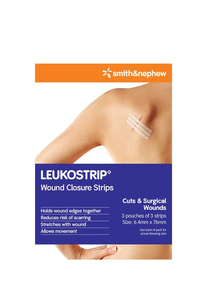 Leukostrip Wound Closure Strips 6.4mmx76mm