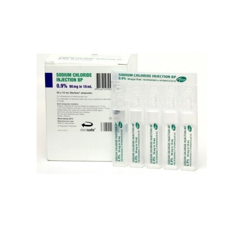Sodium Chloride 0.9% 10ml Ampoules 1 Pack