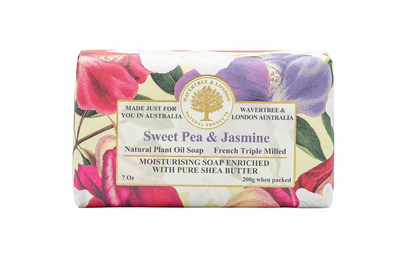 Sweet Pea Jasmine Soap Bar 200g