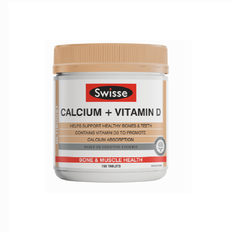 Swisse Ultraboost Calcium + VD 150 Tabs