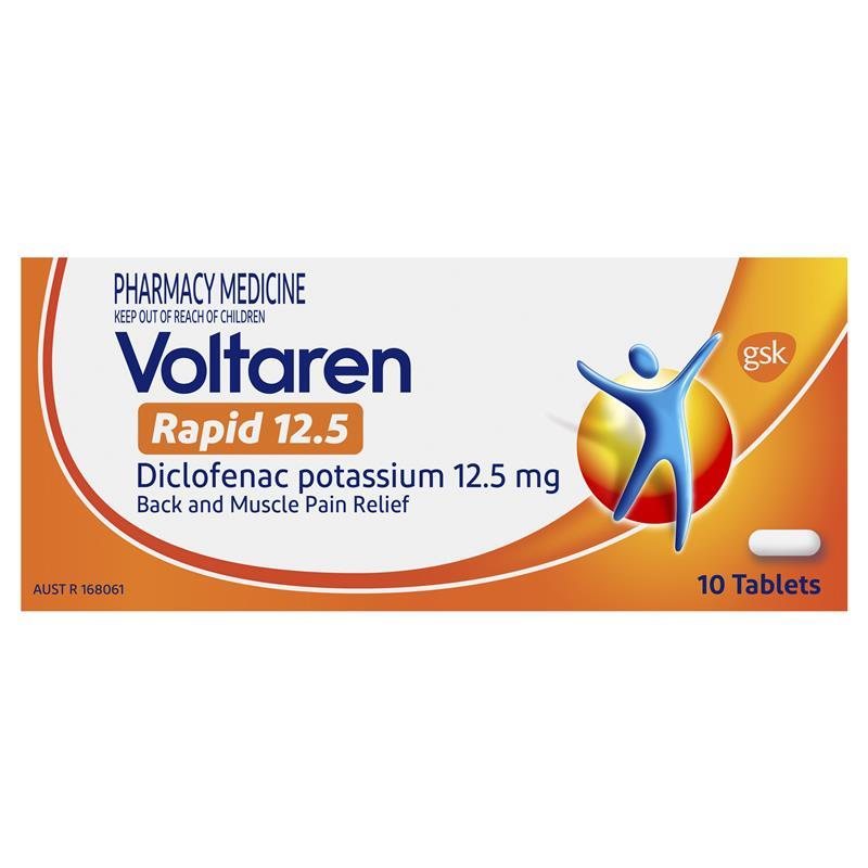 Voltaren Rapid 12.5mg Tablets