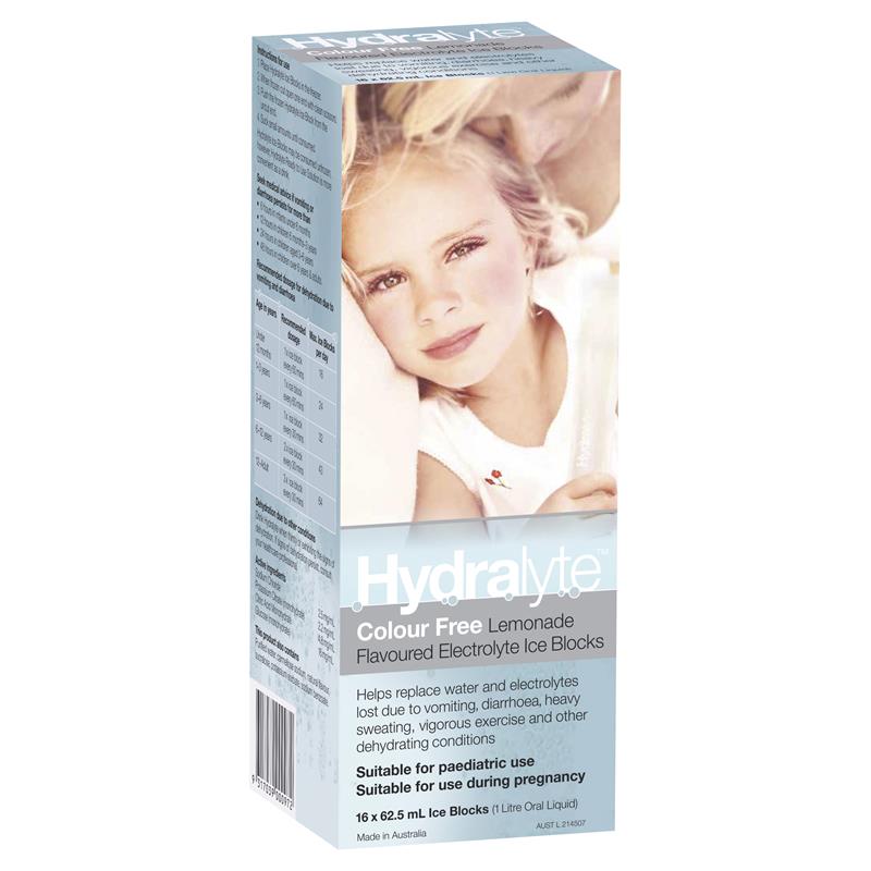 HYDRALYTE Ice Block Lemonade 16pk