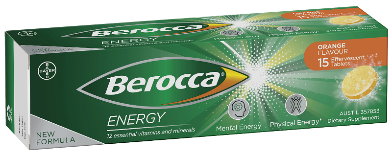 Berocca Energy Effervescent Tablets