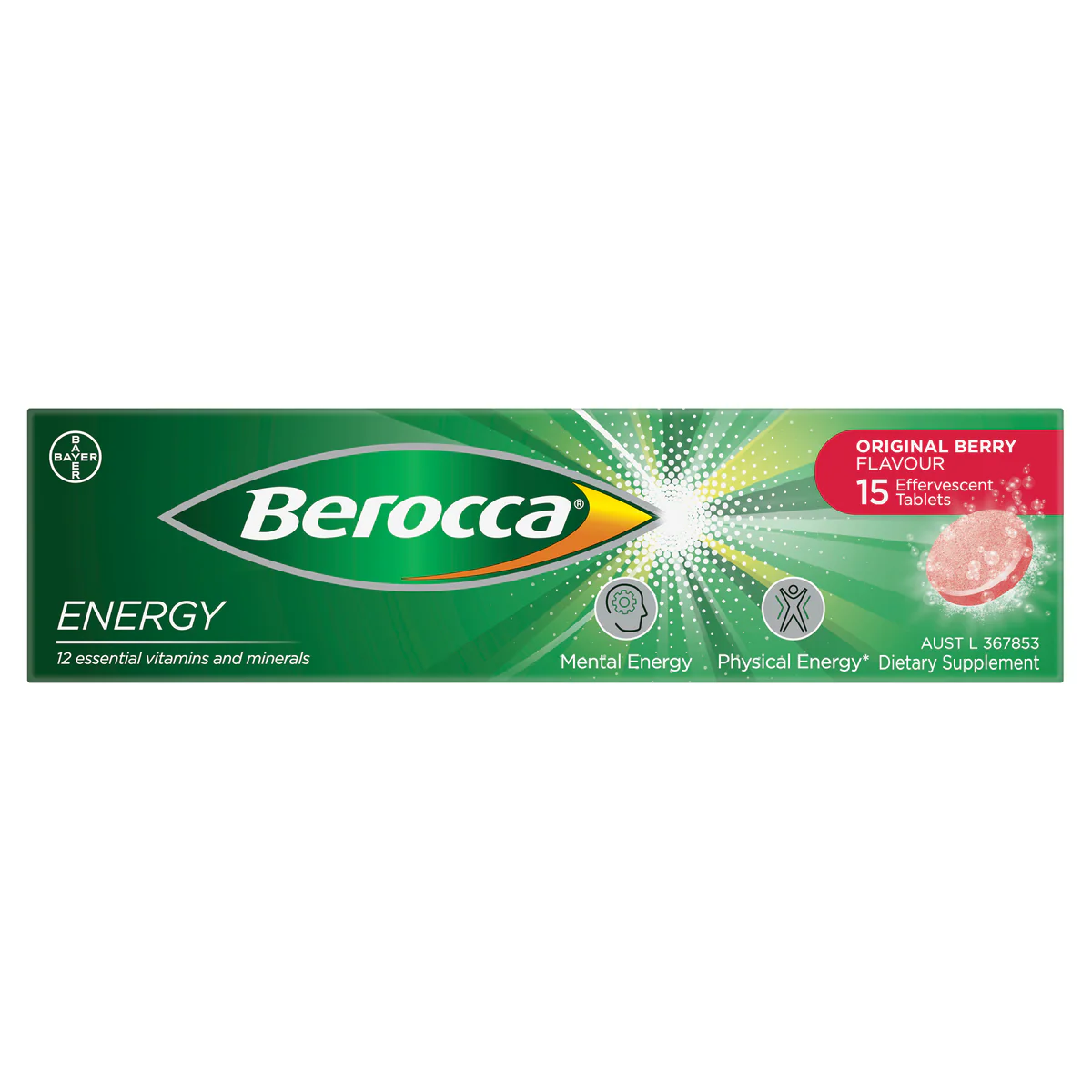 Berocca Energy Effervescent Tablets