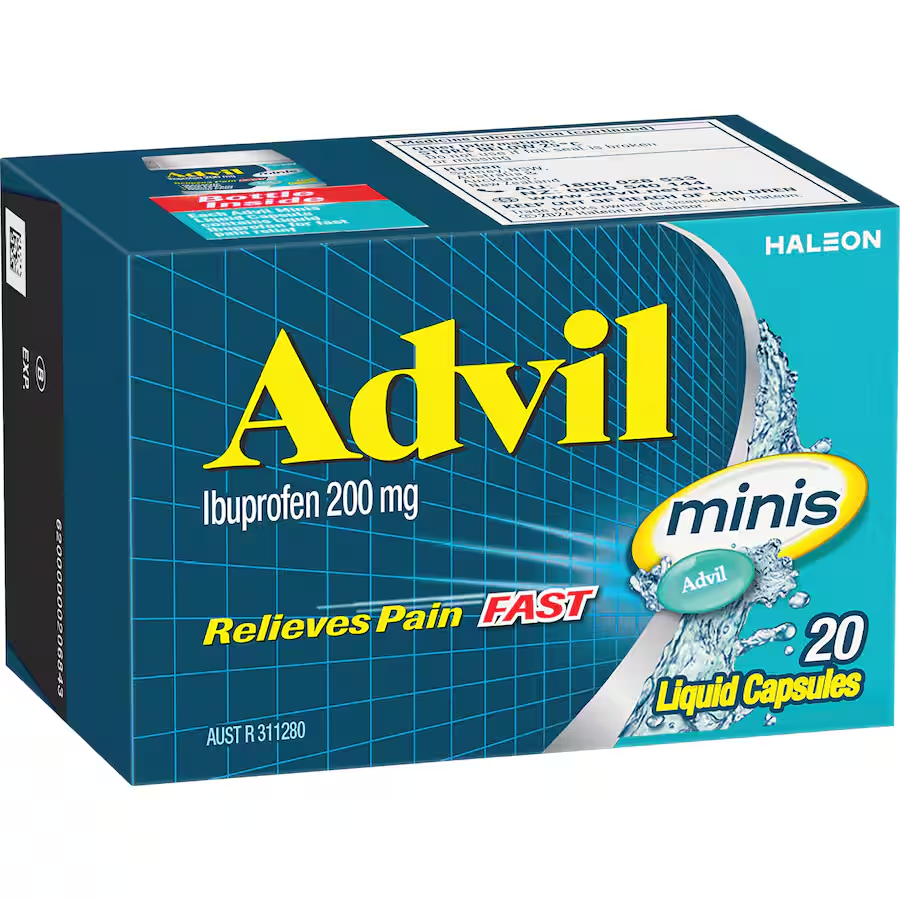Advil Mini Liquid Capsules 20 Pack