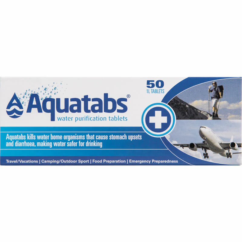 Aquatabs Water Purification 50 Tablets