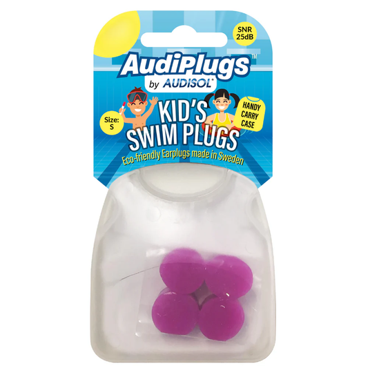 Audiplugs Kid's Swim Plugs Small 2 Pairs