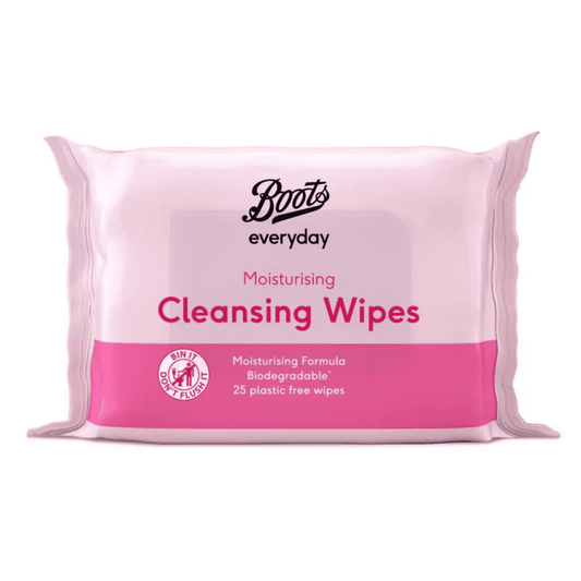 Boots Moisturising Cleaning Wipes 25 Pack