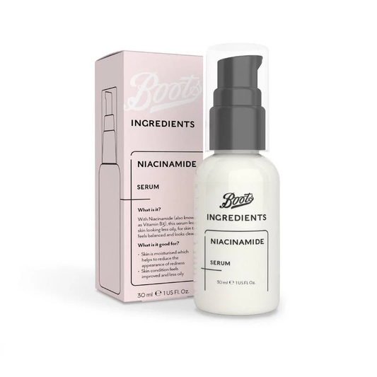 Boots Ingredients Niacinamide Serum 30ml